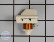 GE START RELAY WR07X10084 - Main view showing refrigerant circulation support for GEN Refrigerator models