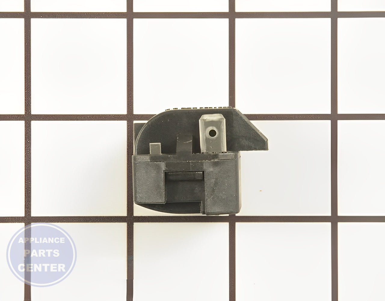 GE Start Relay WR07X10099 - Main view showing compressor support for GE, Kenmore, Hotpoint, RCA models