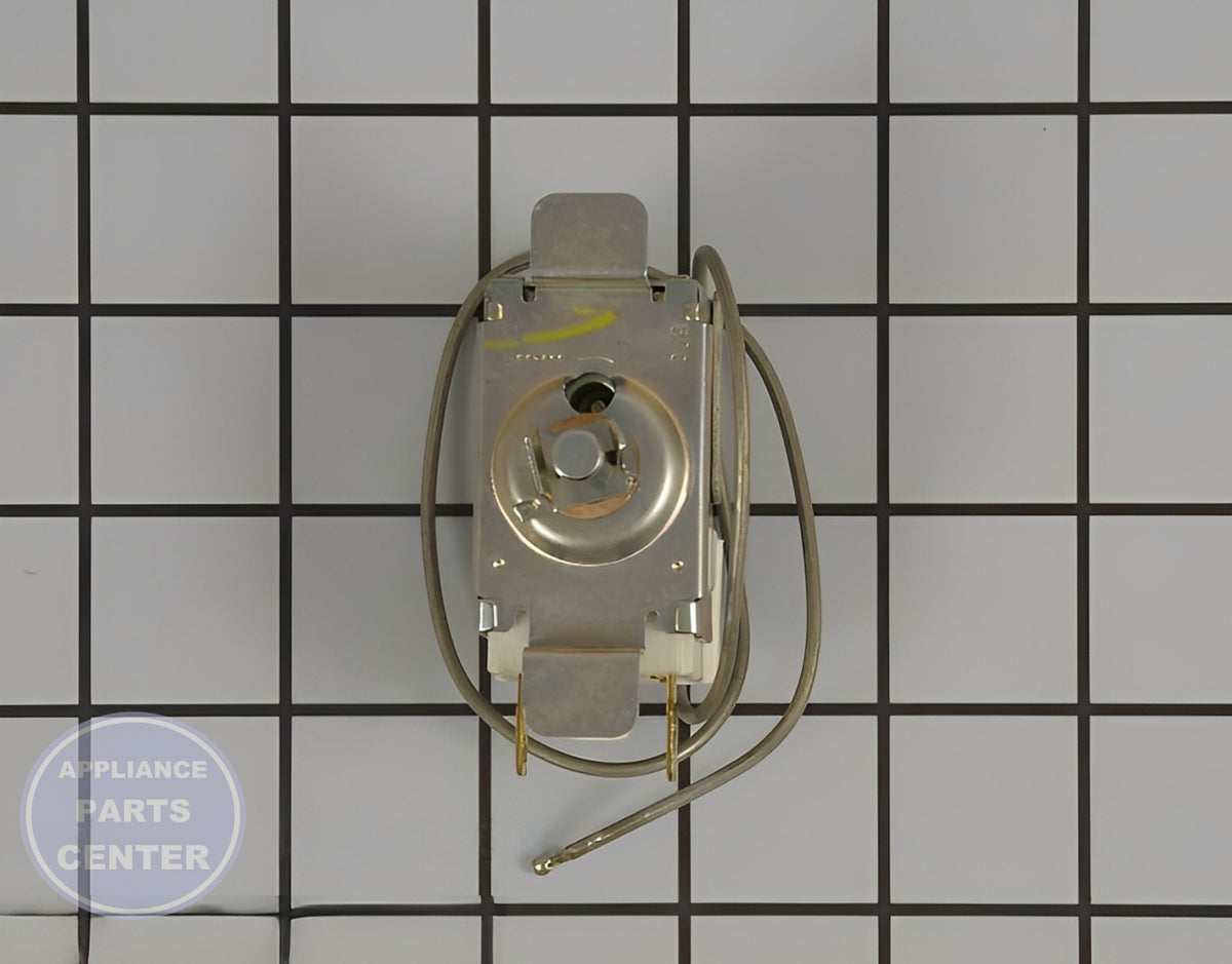 GE REFRIGERATOR COLD CONTROL TEMPERATURE THERMOSTAT WR09X20002 - Main view showing precise temperature control for WR09X10027 and other specific models