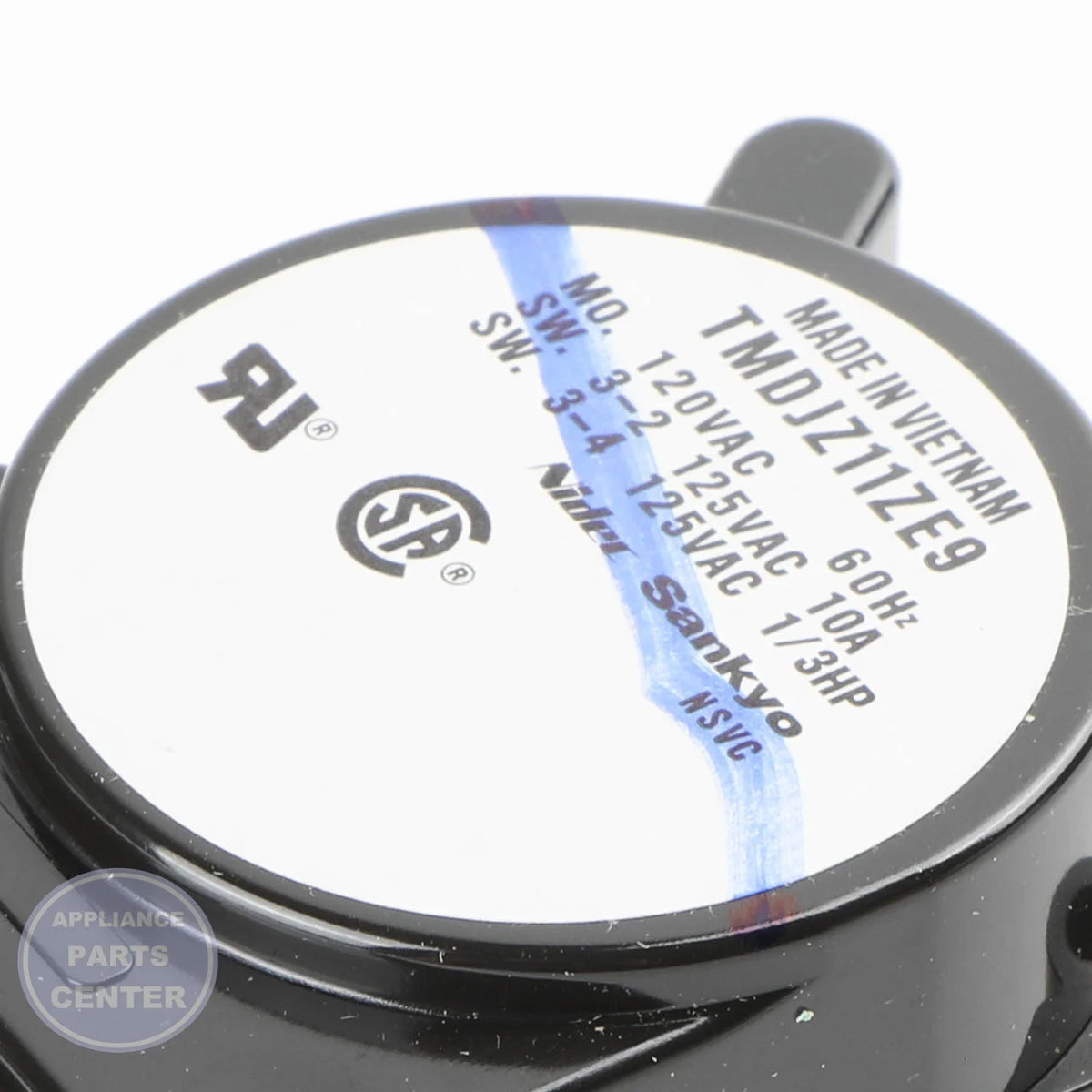 CONTROL DEFROST WR09X22737 - Side view with precise dimensions
