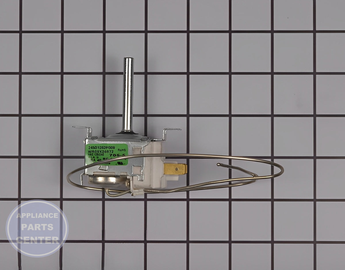 GE REFRIGERATOR TEMPERATURE CONTROL WR09X26872 - Main view showing precise temperature control for specific models