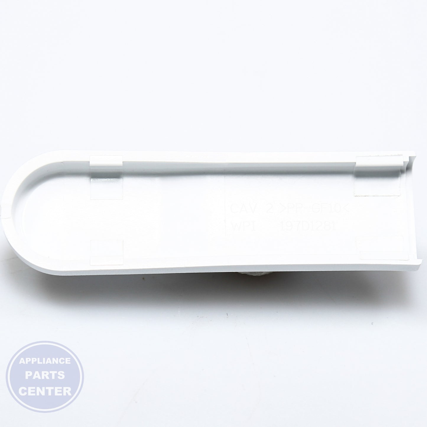 GEH TAIL HANDLE SXS WHITE WR12X10207 - Installation in specific model showing key mounting points