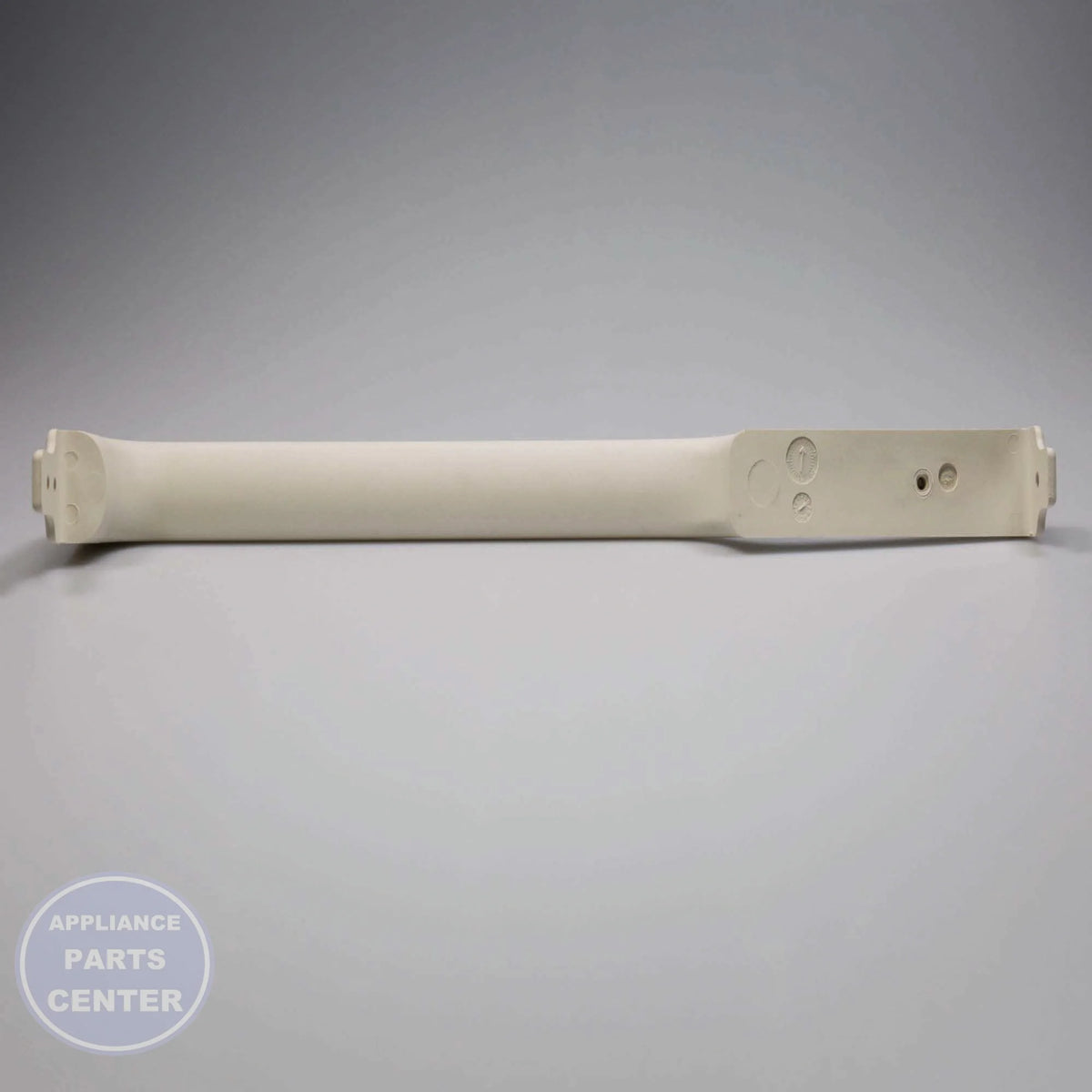 GEH REFRIGERATOR FREEZER HANDLE - BISQUE WR12X10453 - Main view showing ergonomic grip for specific models