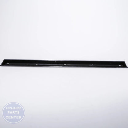 GEH REFRIGERATOR HANDLE WR12X10985 - Main view showing sleek black design for compatible GEH models