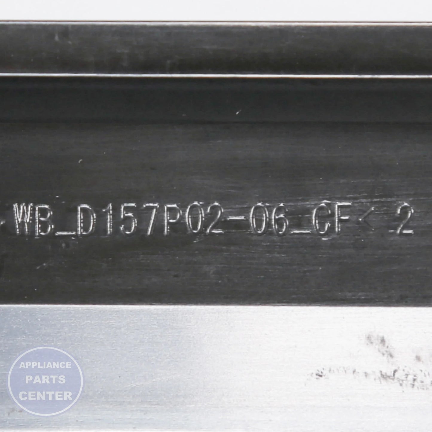 GEH REFRIGERATOR HANDLE WR12X10985 - Installation in GEH model showcasing key mounting points