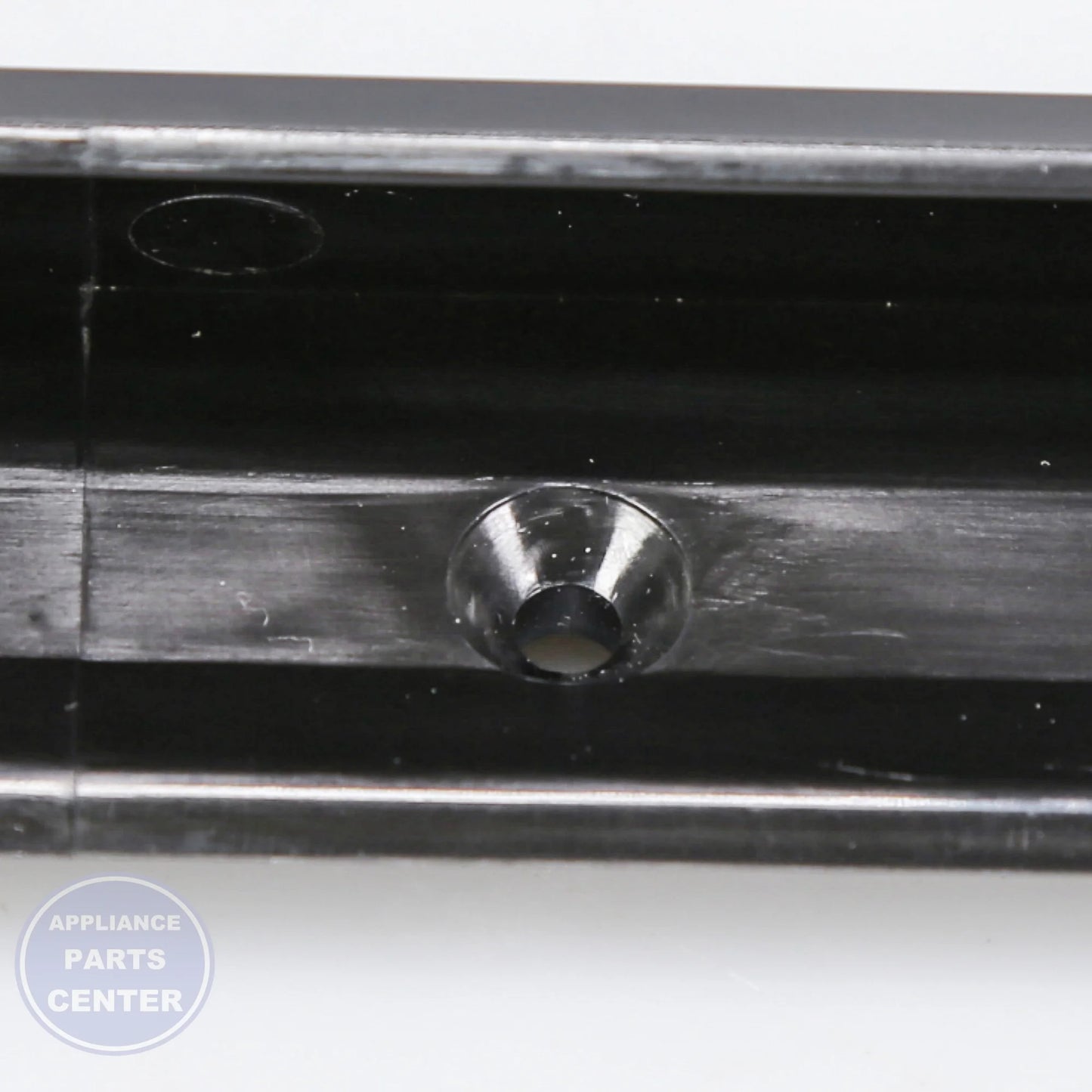 GEH REFRIGERATOR HANDLE WR12X10985 - Installation in GEH model showcasing key mounting points