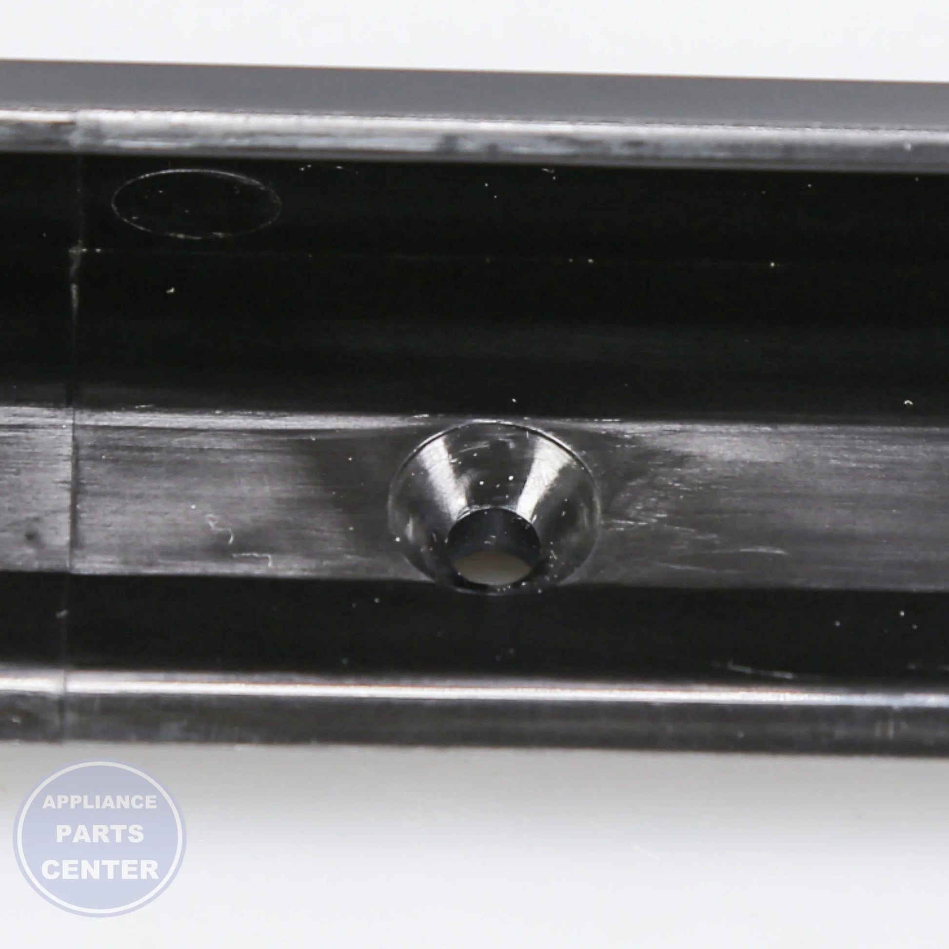 GEH REFRIGERATOR HANDLE WR12X10985 - Installation in GEH model showcasing key mounting points