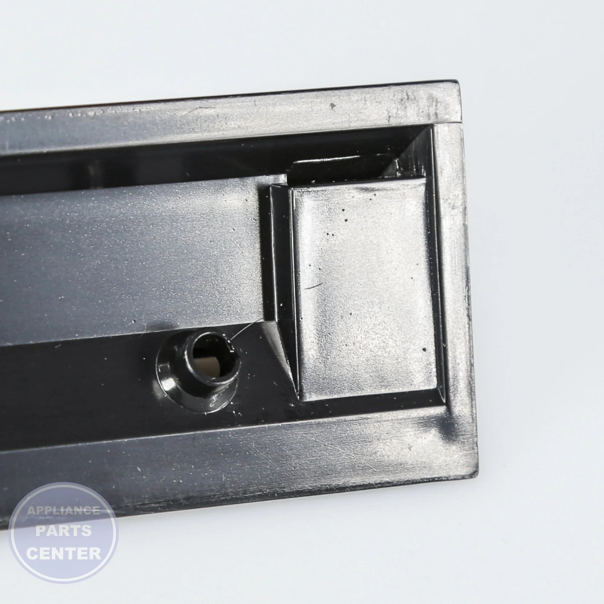 GEH REFRIGERATOR HANDLE WR12X10985 - Installation in GEH model showcasing key mounting points