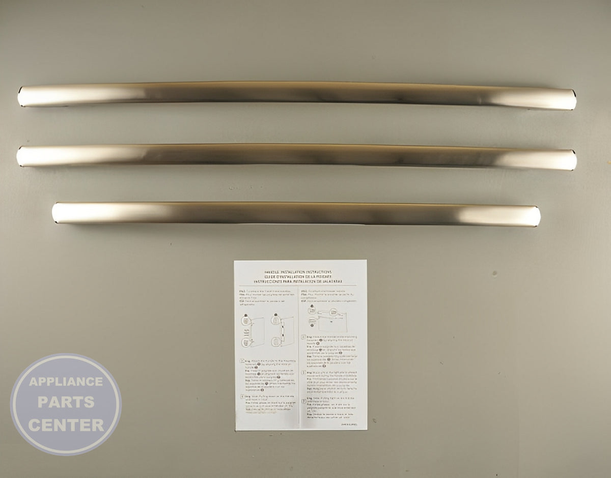 GE Refrigerator Door Handle WR12X30126 - Main view showing sturdy design for various GE models