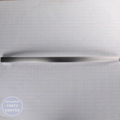STAINLESS DRAWER HANDLE WR12X31906 - Side view with sleek design and durable construction