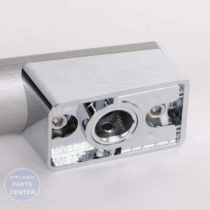 GEH STAINLESS DRAWER HANDLE WR12X31906 - Installation in GEH refrigerator showing easy mounting points