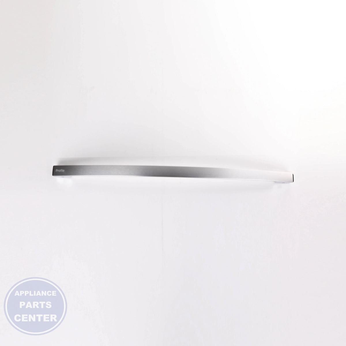 STAINLESS DRAWER HANDLE W/ PROFILE BADGE WR12X31913 - Detailed view of durable material and design