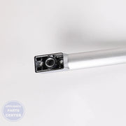 GEH STAINLESS DRAWER HANDLE W/ PROFILE BADGE - Main view showing sleek design for GEH Refrigerator models