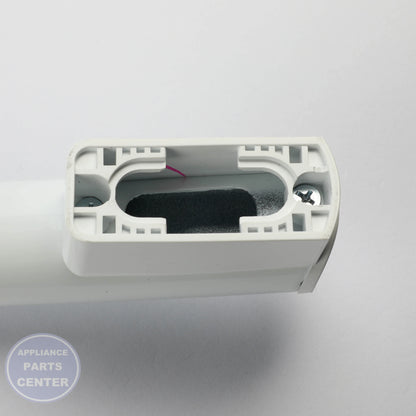 WHITE FREEZER DOOR HANDLE WR12X34307 - Detailed view of sturdy construction