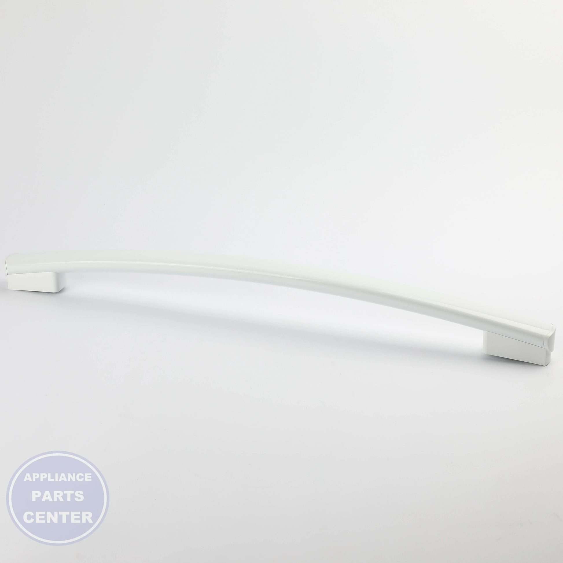 WHITE FREEZER DOOR HANDLE WR12X34307 - Side view with 10 lbs support