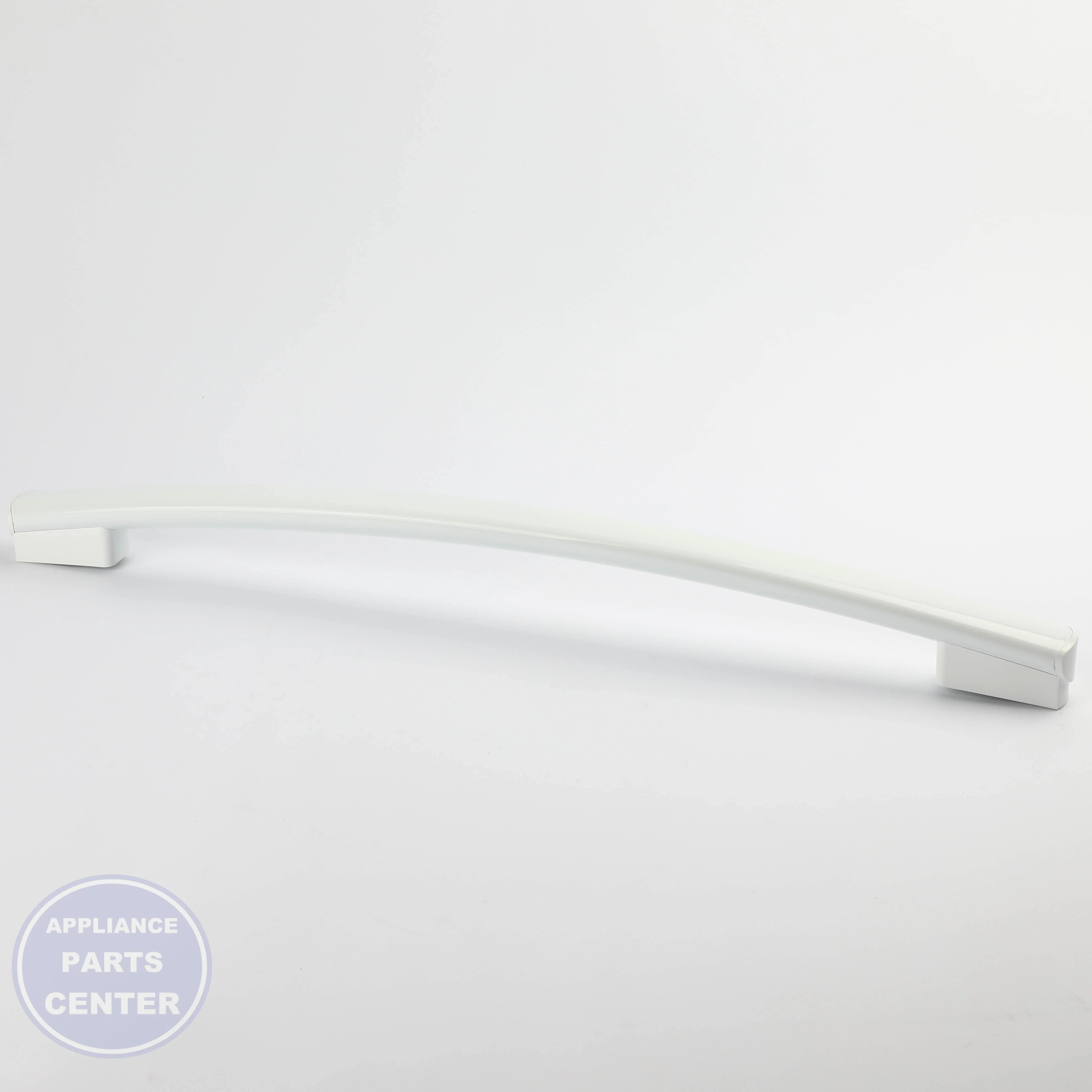 WHITE FREEZER DOOR HANDLE WR12X34307 - Side view with 10 lbs support