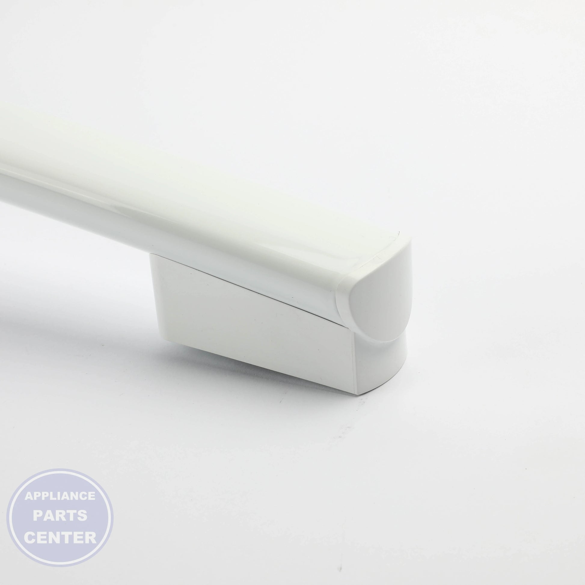 GEH WHITE FREEZER DOOR HANDLE WR12X34307 - Main view showing secure grip for GEH models