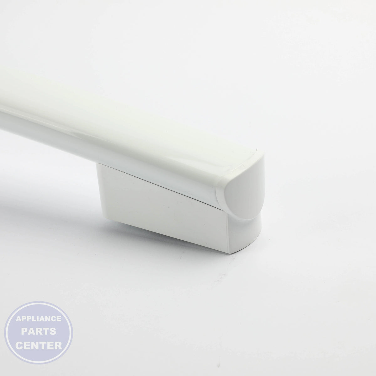 GEH WHITE FREEZER DOOR HANDLE WR12X34307 - Main view showing secure grip for GEH models