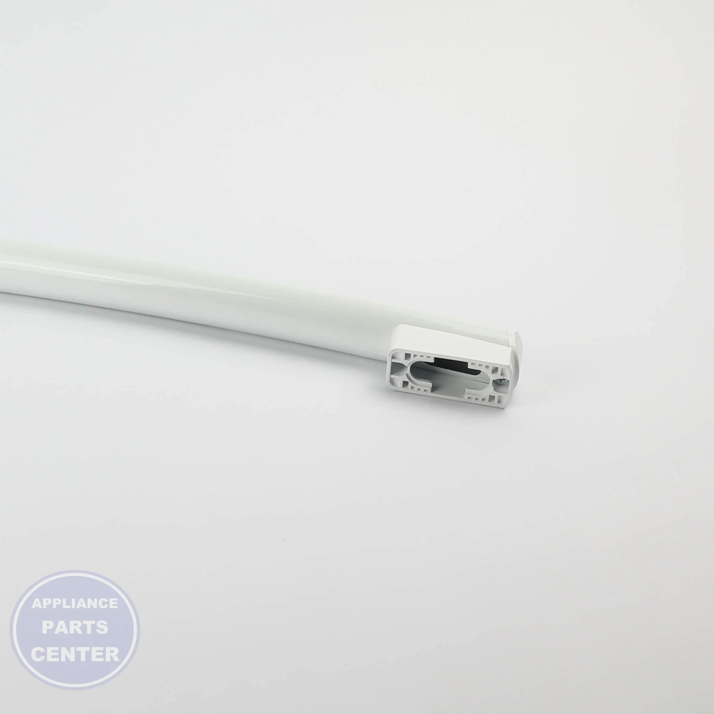 WHITE FREEZER DOOR HANDLE WR12X34316 - Detailed view of durable material and design