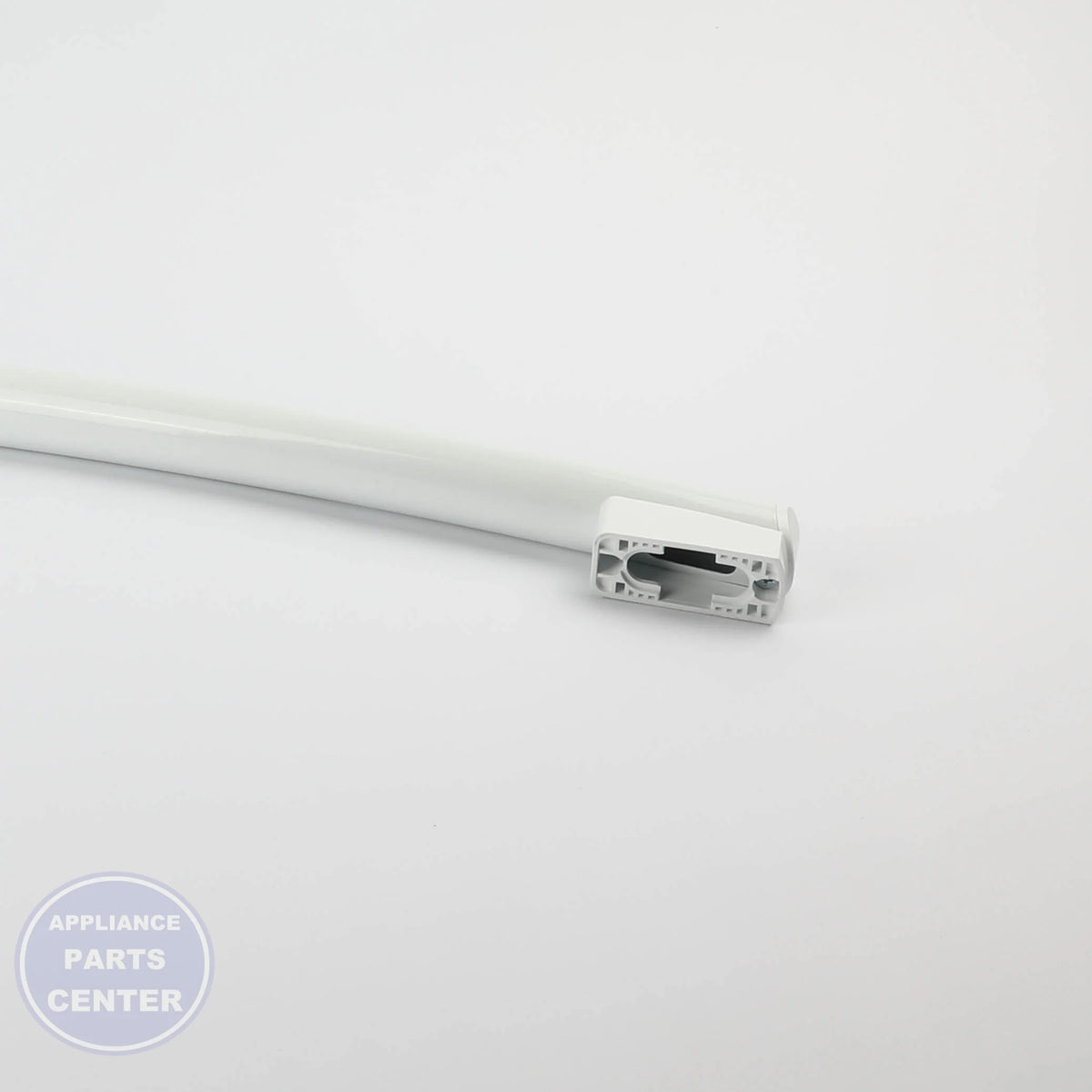 WHITE FREEZER DOOR HANDLE WR12X34316 - Detailed view of durable material and design