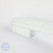 GEH WHITE FREEZER DOOR HANDLE WR12X34316 - Main view showing durable construction for various GEH models