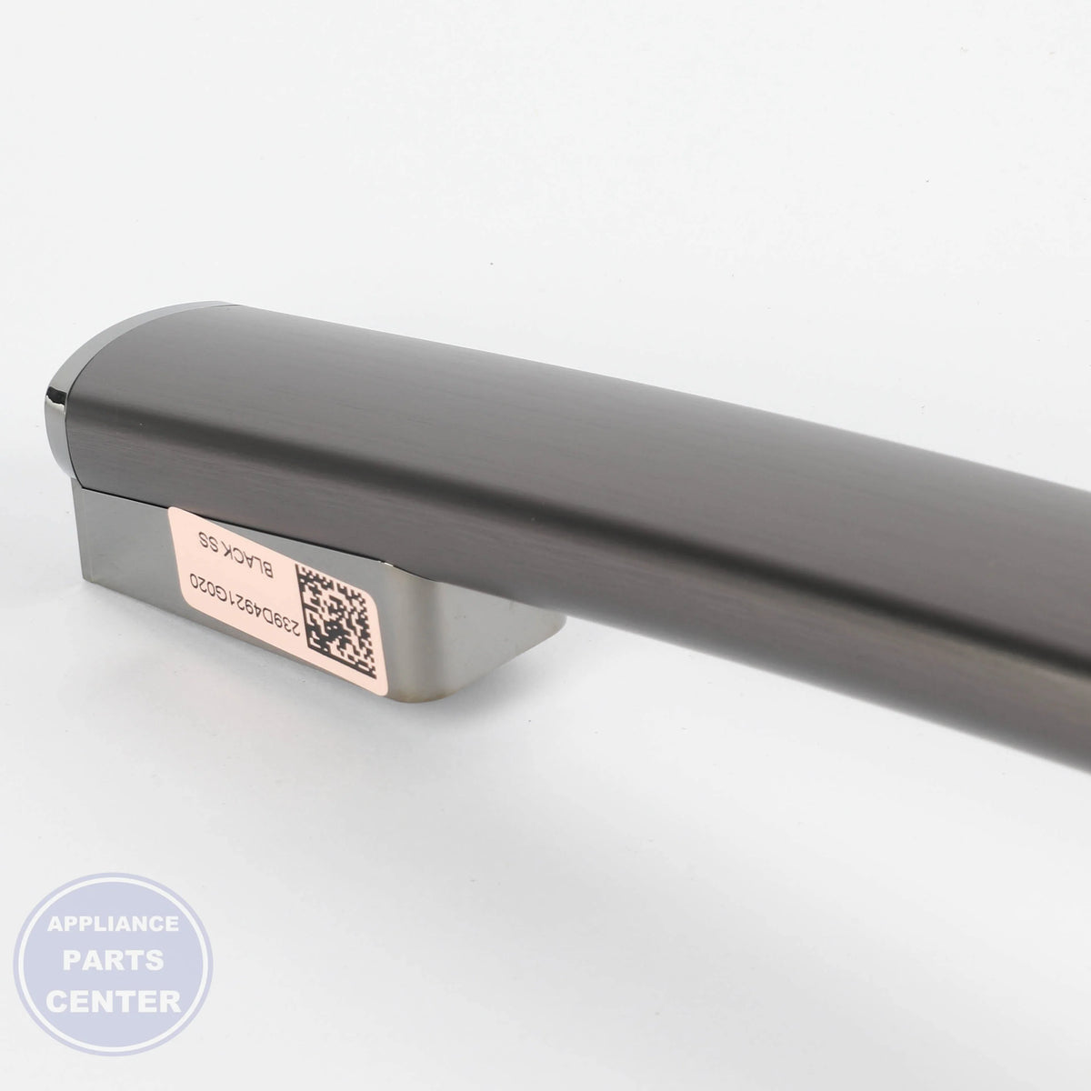 GEH REFRIGERATOR DOOR HANDLE FREEZER BLACK S WR12X34829 - Main view showing stylish design for GEH models
