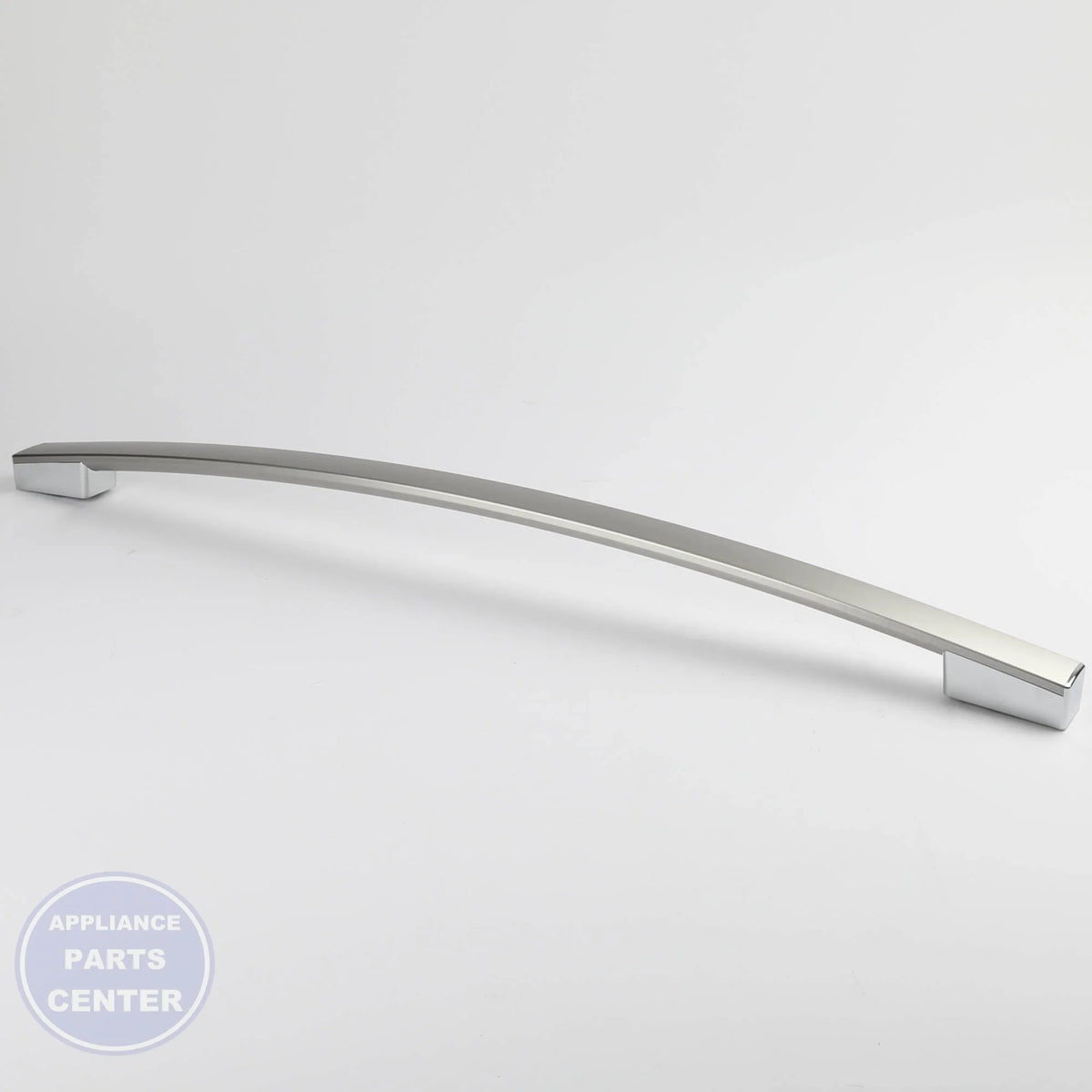 GEH STAINLESS FREEZER HANDLE WR12X36386 - Installation in GEH-DEF456 model showing mounting points
