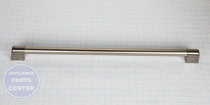 BRUSHED STAINLESS REFRIGERATOR HANDLE WR12X40046 - Side view with 20 lbs weight capacity