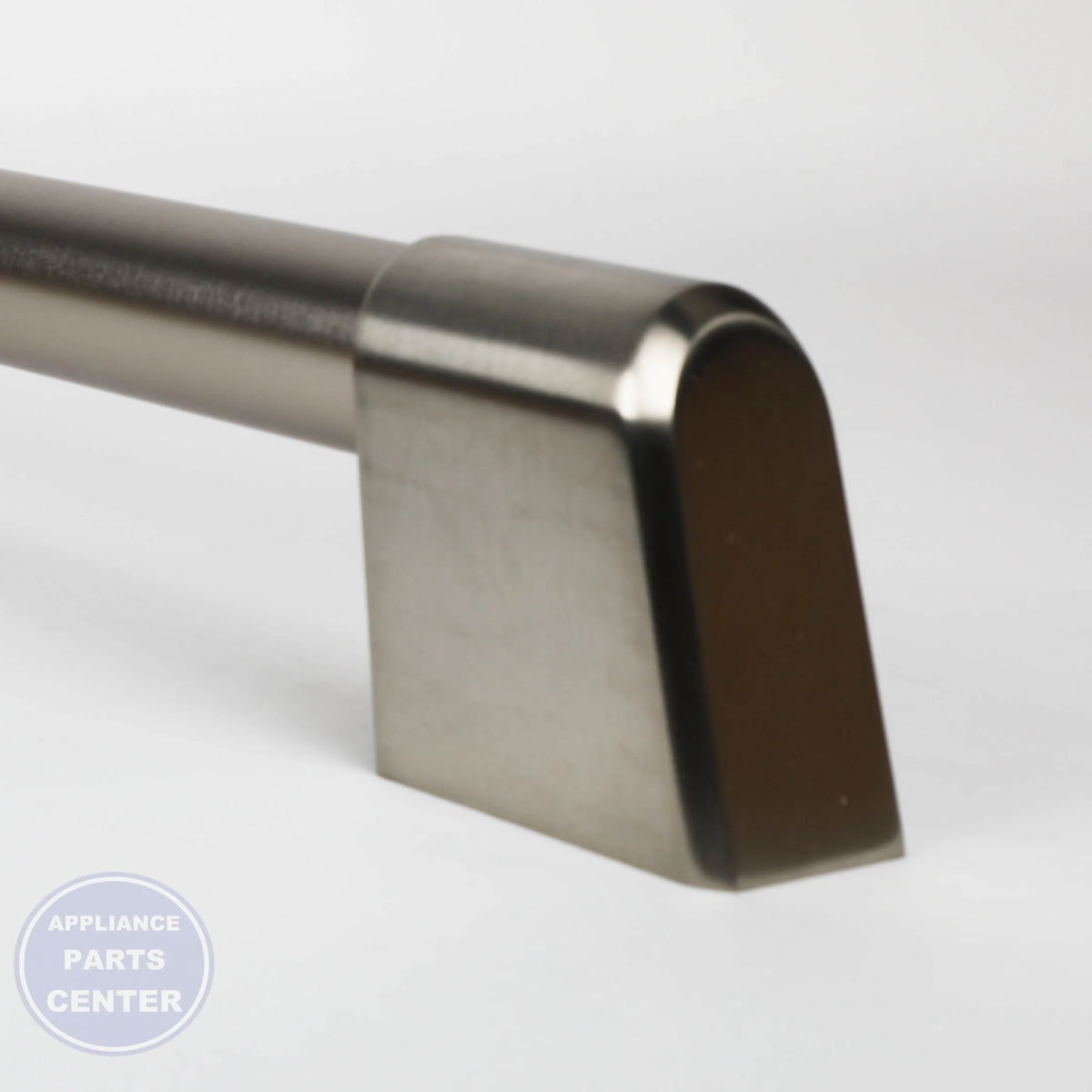GEH BRUSHED STAINLESS REFRIGERATOR HANDLE WR12X40046 - Main view showing sleek design for various GEH models