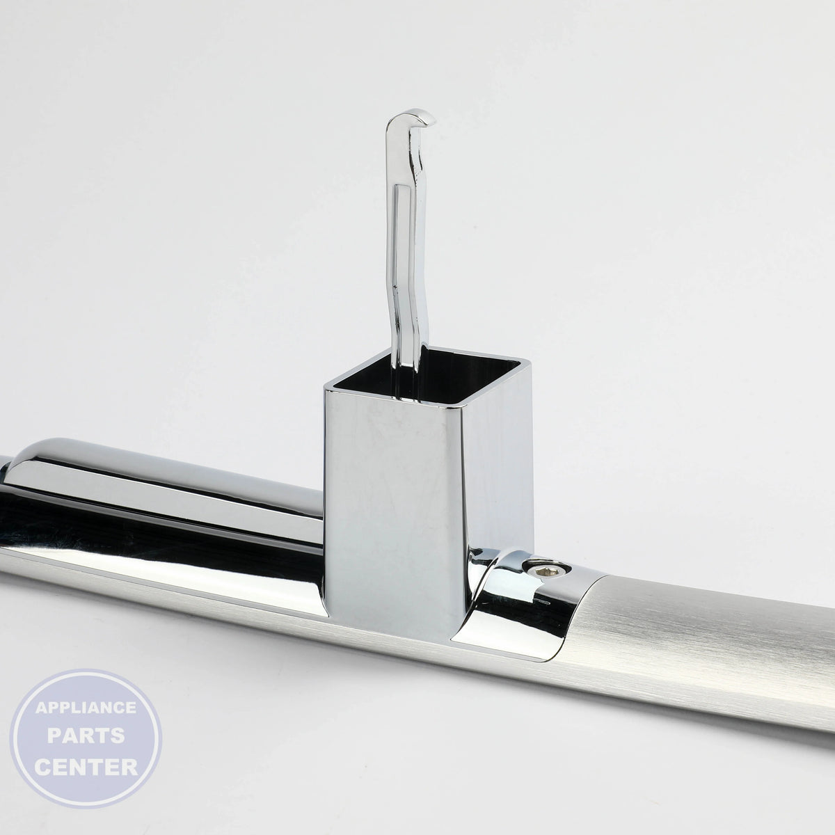 STAINLESS DOOR IN DOOR HANDLE WR12X42267 - Detailed view of sturdy handle design
