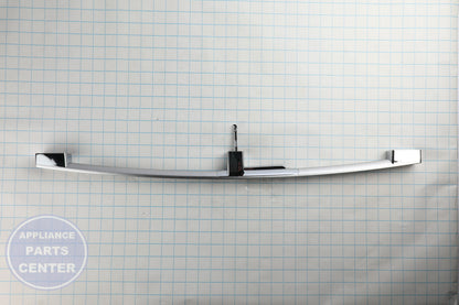 GEH STAINLESS DOOR IN DOOR HANDLE WR12X42267 - Installation in GEH Refrigerator showing easy mounting points