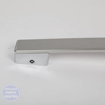GEH STAINLESS REFRIGERATOR HANDLE WR12X42268 - Installation in GEH model displaying mounting points