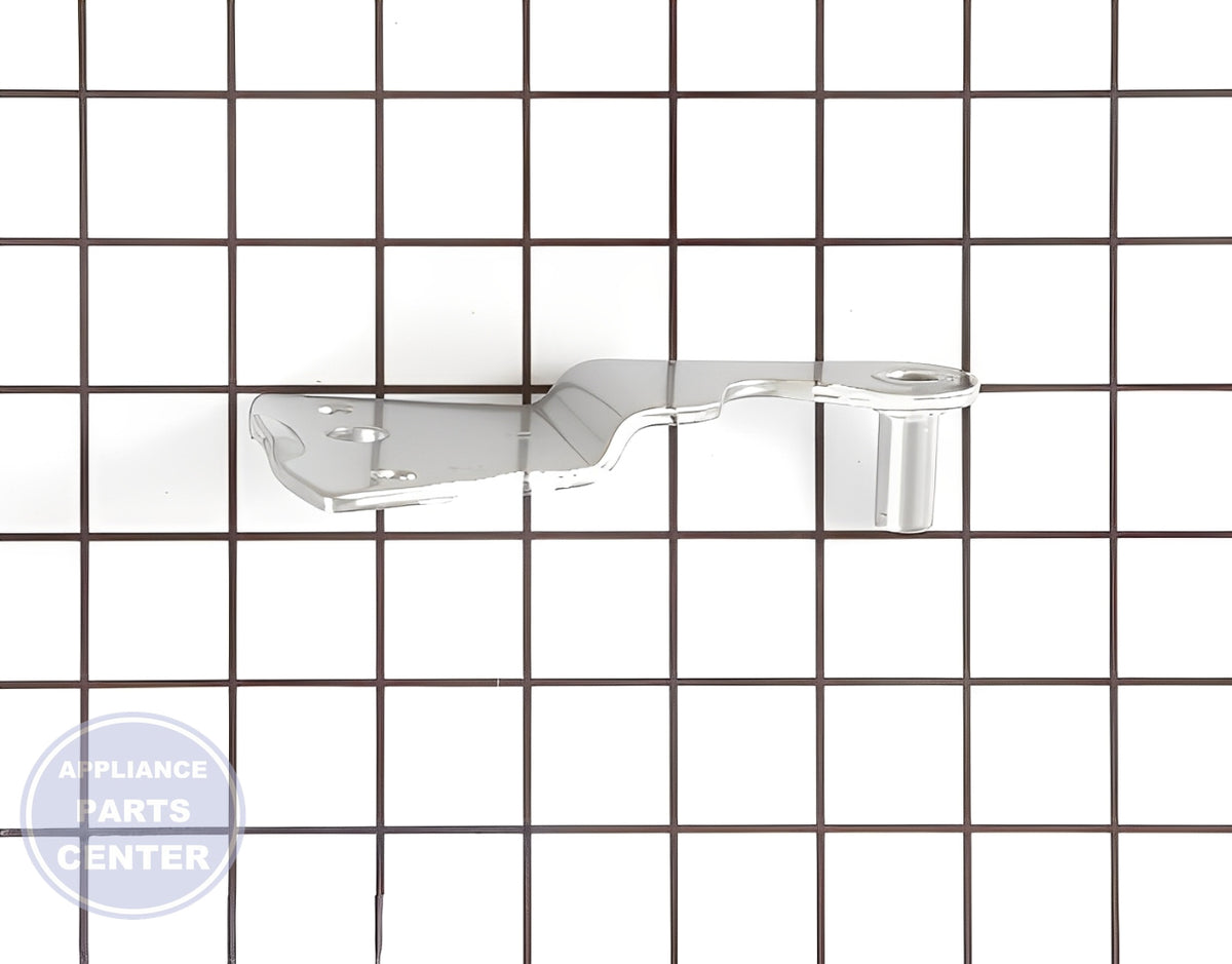 GE HINGE TOP & PIN ASSEMBLY WR13X10216 - Detailed view of sturdy hinge construction