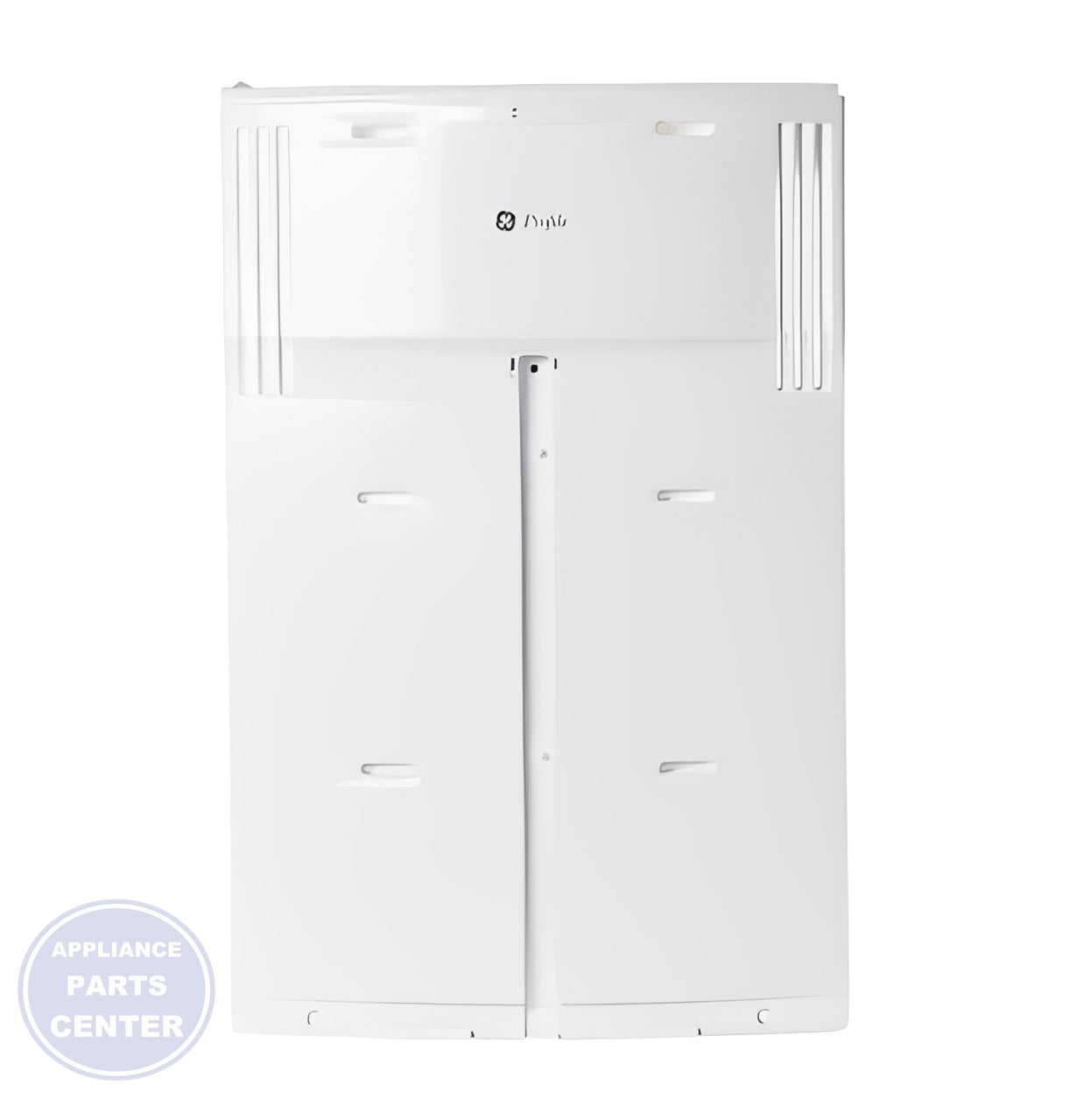 GE REFRIGERATOR EVAPORATOR COVER ASSEMBLY WR13X10658 - Main view showing uniform air distribution for GE refrigerators