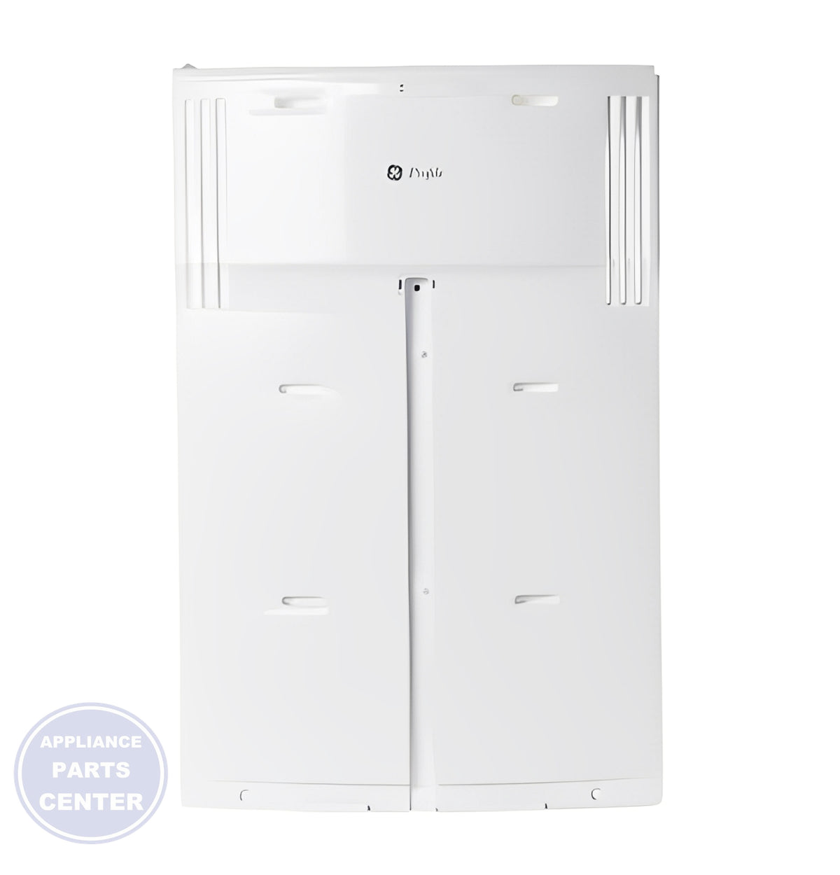 GE REFRIGERATOR EVAPORATOR COVER ASSEMBLY WR13X10658 - Main view showing uniform air distribution for GE refrigerators