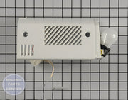 GE REFRIGERATOR DAMPER COVER ASSEMBLY WR13X10988 - Main view showing temperature control feature for specific models