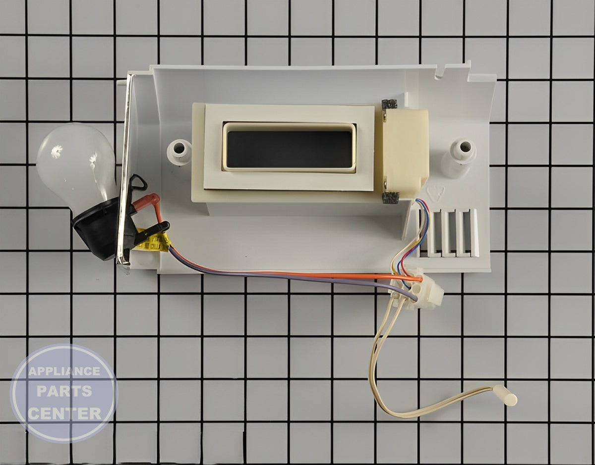 GE REFRIGERATOR DAMPER COVER ASSEMBLY WR13X10988 - Detailed view of precise thermostat technology