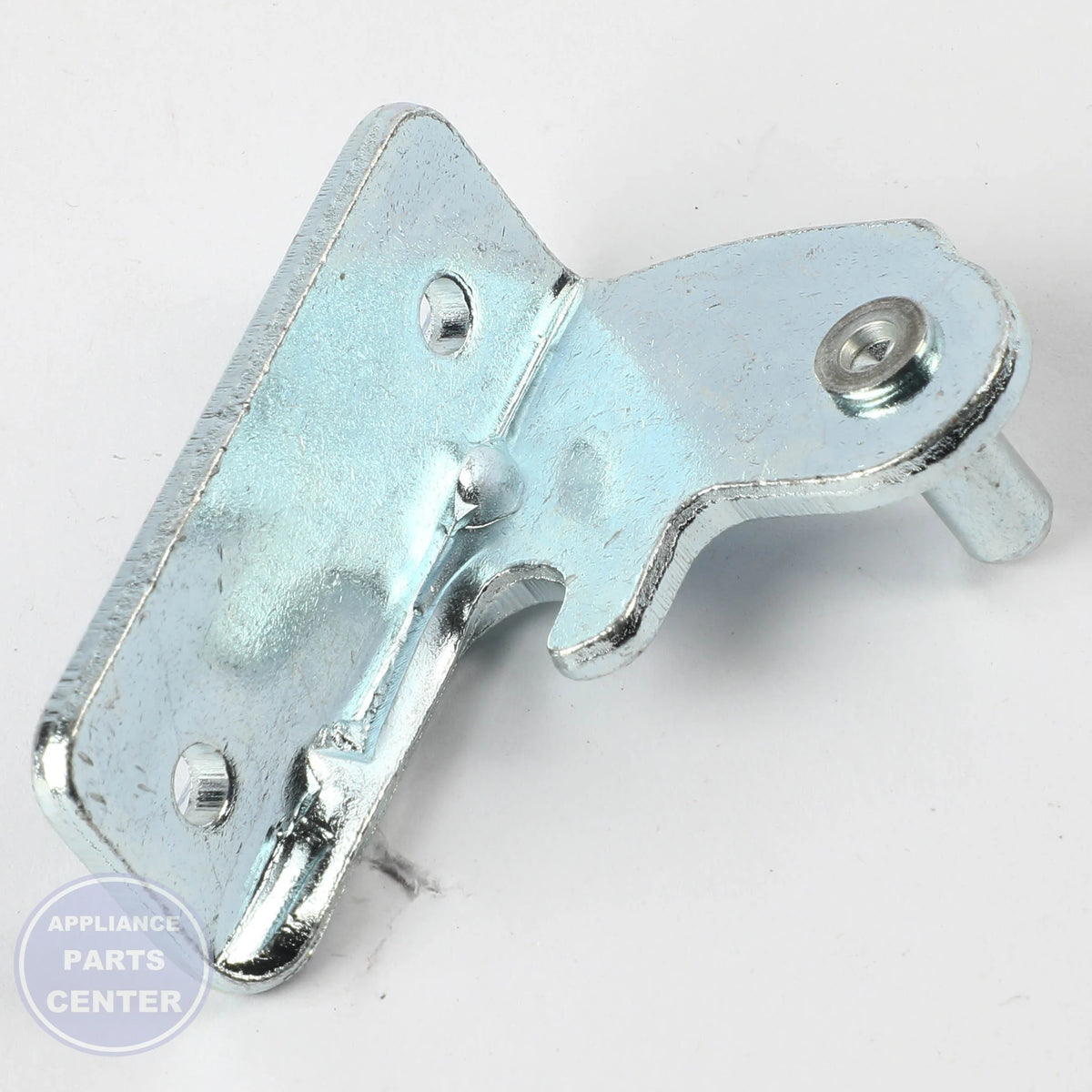 BOTTOM HINGE LEFT WR13X20398 - Detailed view of durable steel construction