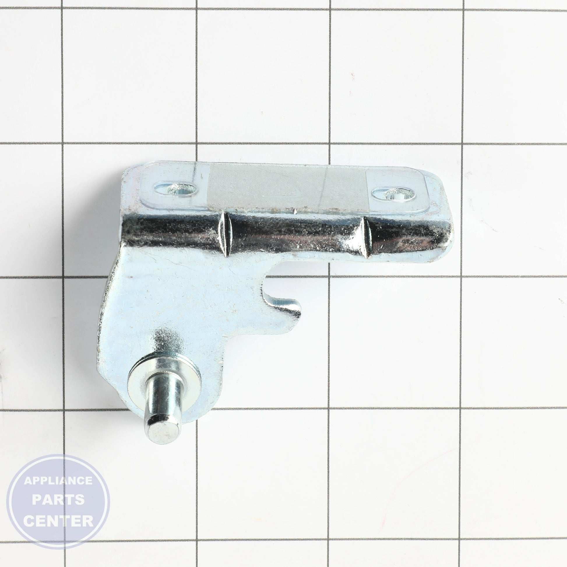 GEH BOTTOM HINGE LEFT WR13X20398 - Installation in specific model showing key mounting points