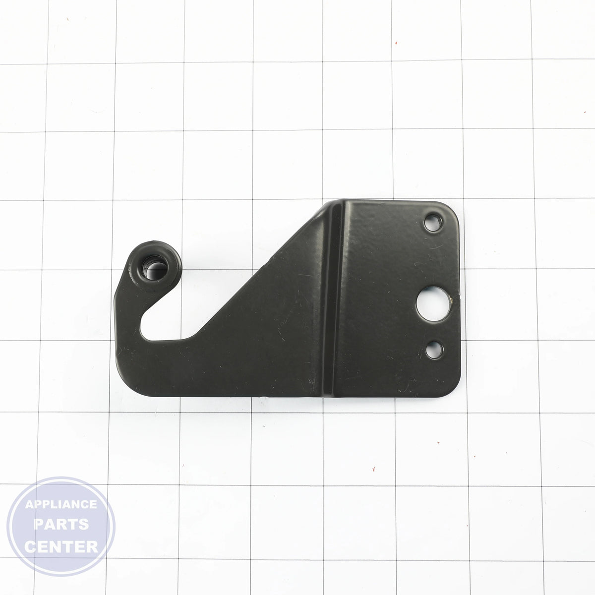 HINGE TOP & PIN ASM WR13X20429 - Side view with precise measurements