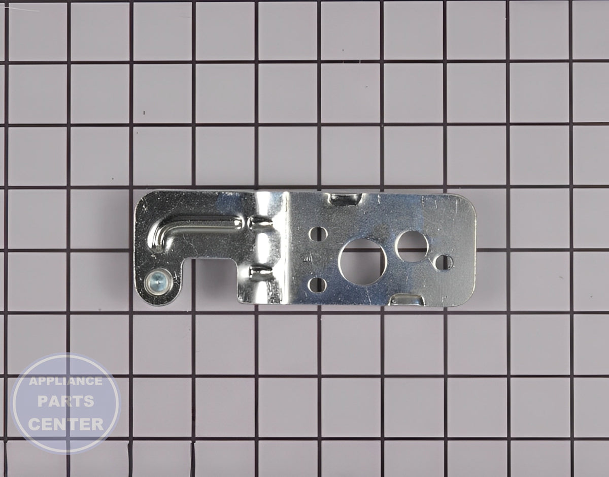 HINGE TOP & PIN ASM RH WR13X22747 - Side view with precise measurements