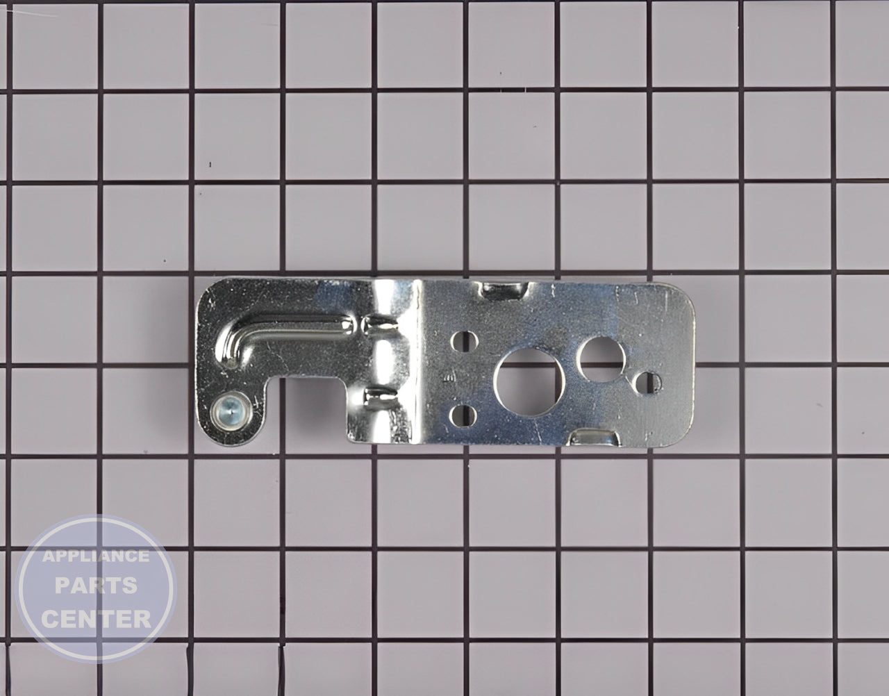 HINGE TOP & PIN ASM RH WR13X22747 - Side view with precise measurements