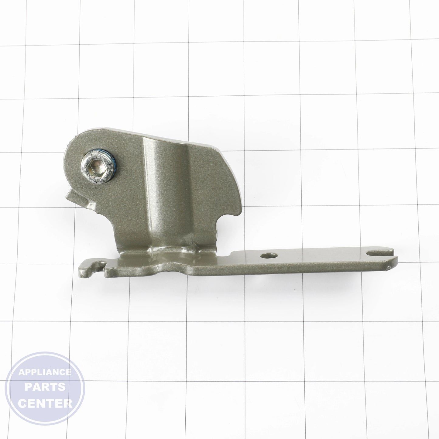 REFRIGERATOR CENTER HINGE LEFT WR13X32039 - Side view with x inches length
