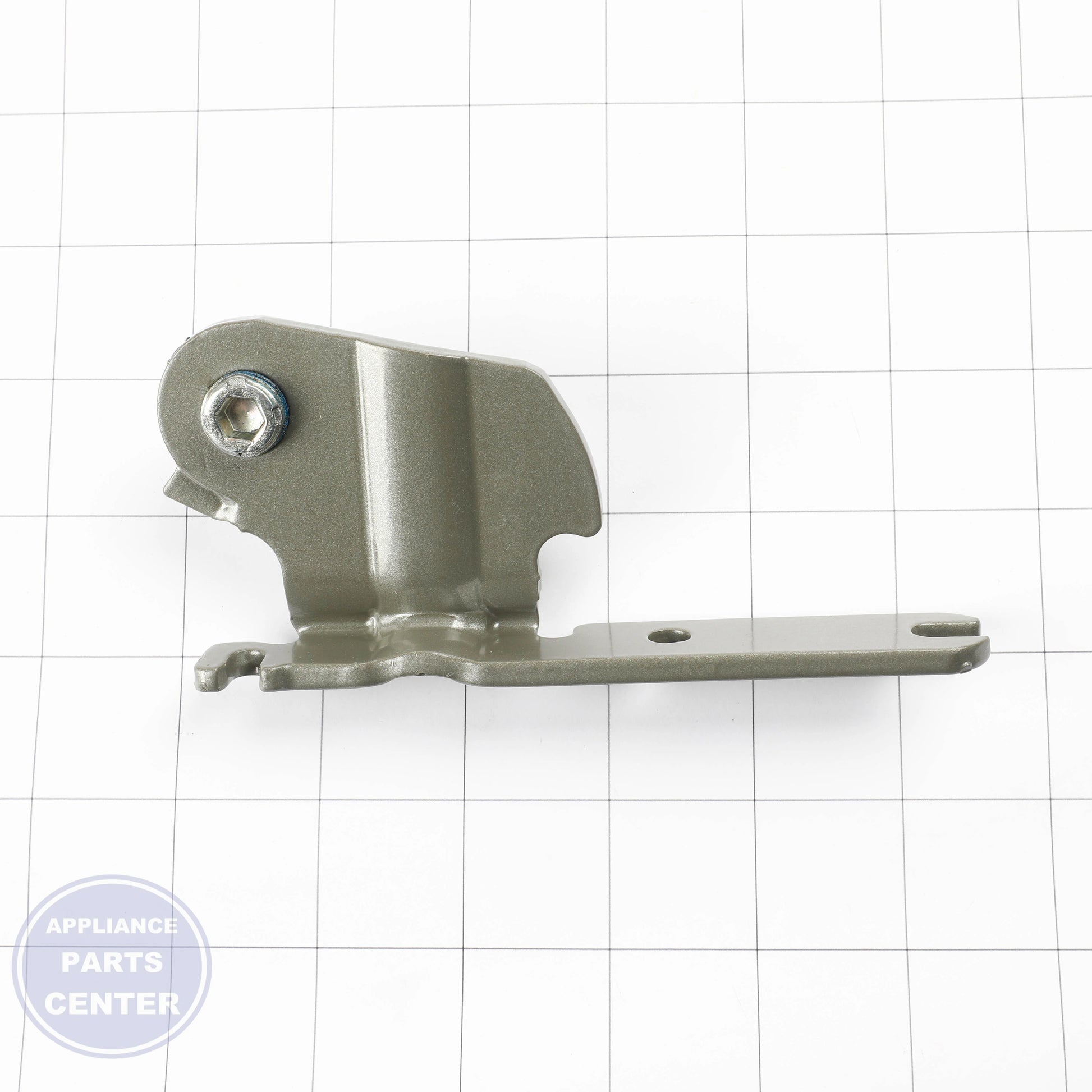 REFRIGERATOR CENTER HINGE LEFT WR13X32039 - Side view with x inches length