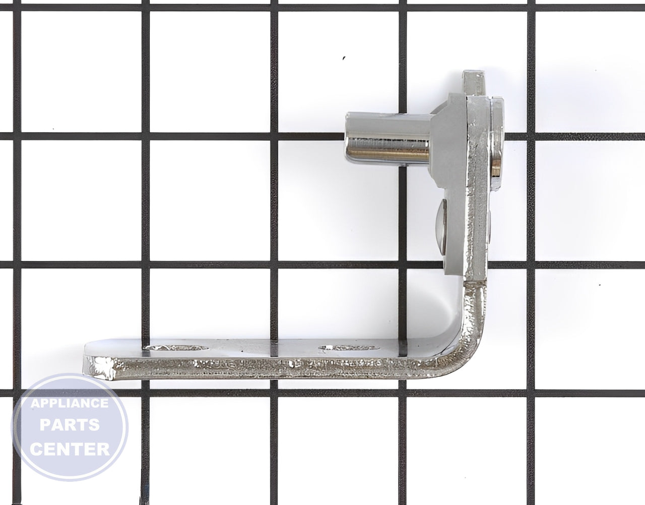 GE Door Hinge WR13X5222 - Main view showing solid construction for GE refrigerator models XYZ and ABC