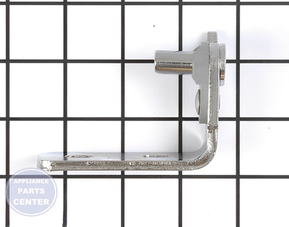 GE Door Hinge WR13X5222 - Main view showing solid construction for GE refrigerator models XYZ and ABC