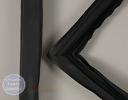 GE REFRIGERATOR FRENCH DOOR GASKET WITH FLAP WR14X10237 - Main view showing air leak prevention for GEN models