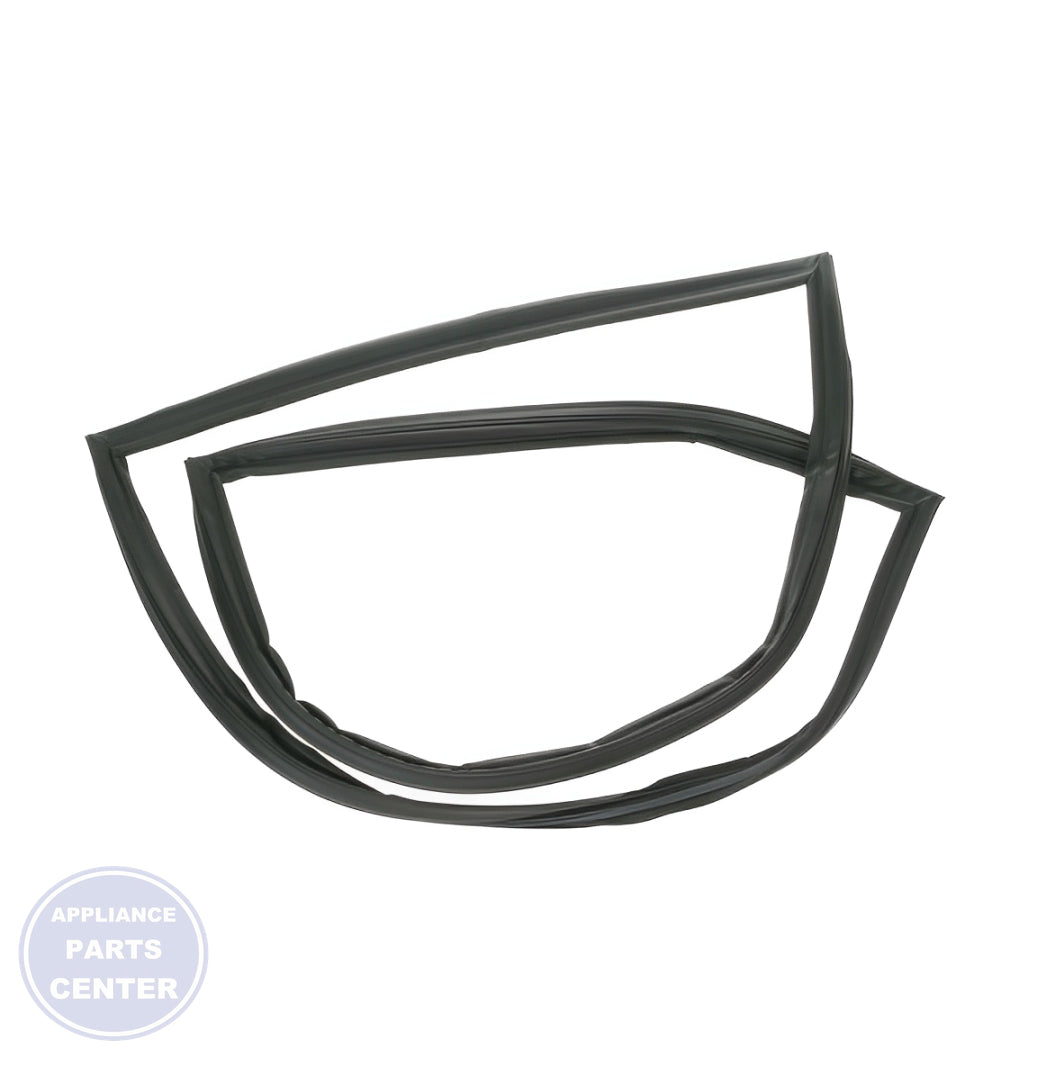 GE REFRIGERATOR DOOR GASKET WR14X27236 - Installation in specific model showing key mounting points