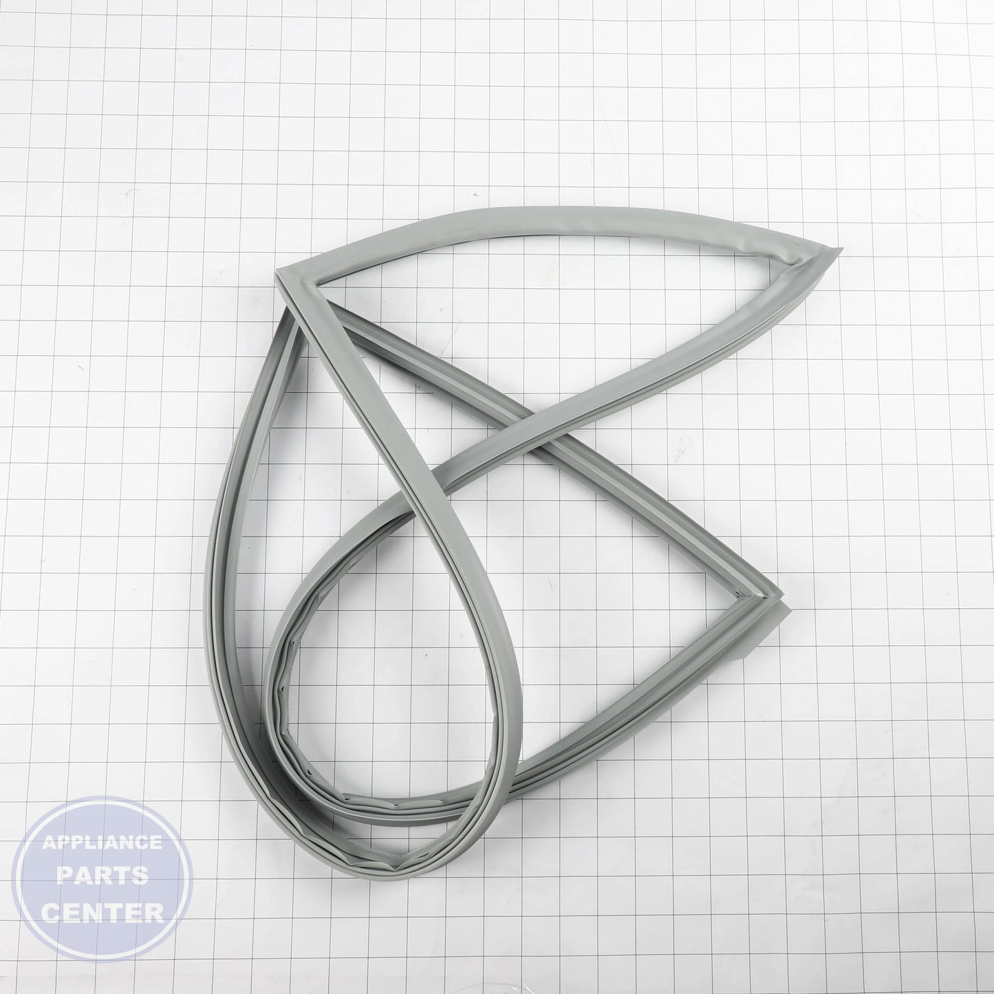 GEH REFRIGERATOR - FRESH FOOD DOOR GASKET GR WR14X28428 - Installation in specific GEH model showcasing mounting points