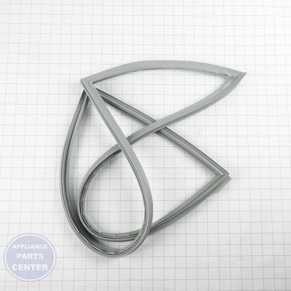 GEH REFRIGERATOR - FRESH FOOD DOOR GASKET GR WR14X28428 - Installation in specific GEH model showcasing mounting points